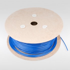 Drahtseil 3mm verzinkt PVC ummantelt blau (Draht 1,6mm - 1x7) 10m bis 200m Stahlseil 3 mm