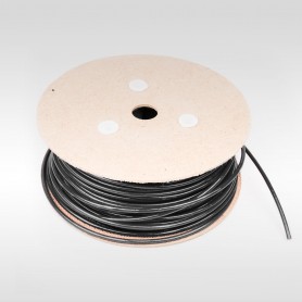 Drahtseil 4mm verzinkt PVC ummantelt schwarz (Draht 2mm - 1x19) 10m bis 200m Stahlseil 4 mm