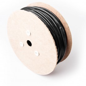 Drahtseil 6mm verzinkt PVC ummantelt schwarz (Draht 3mm - 1x19) 10m bis 100m Stahlseil 6 mm
