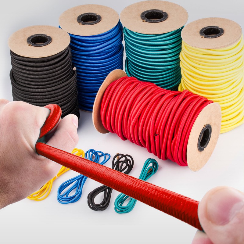 6mm Spiralhaken Haken für Expanderseil Spanner Gummiseil Gummileine Seil 